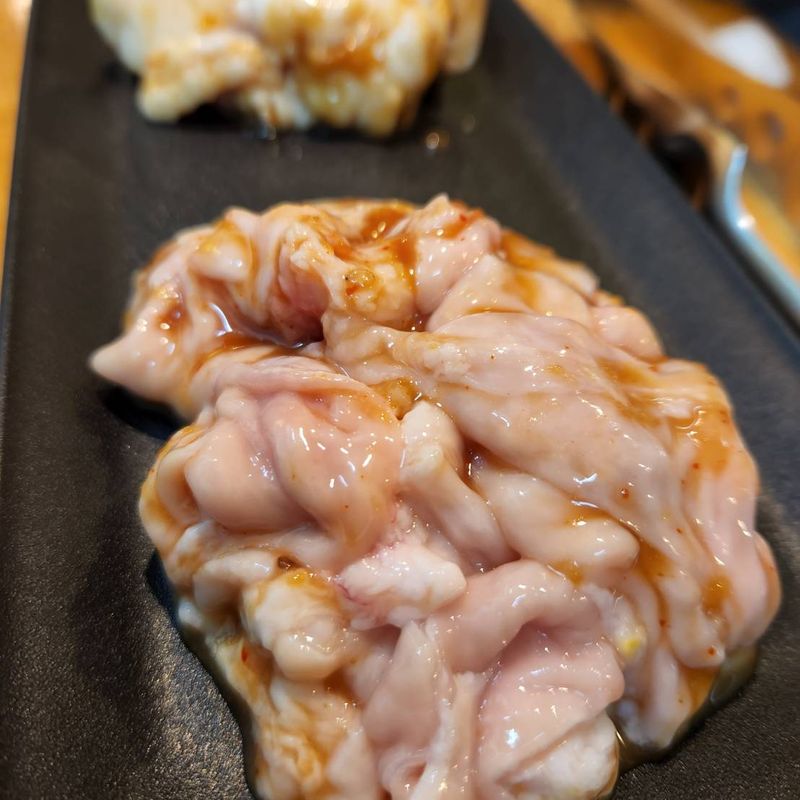 ホルモン銀悠の新鮮なホルモン